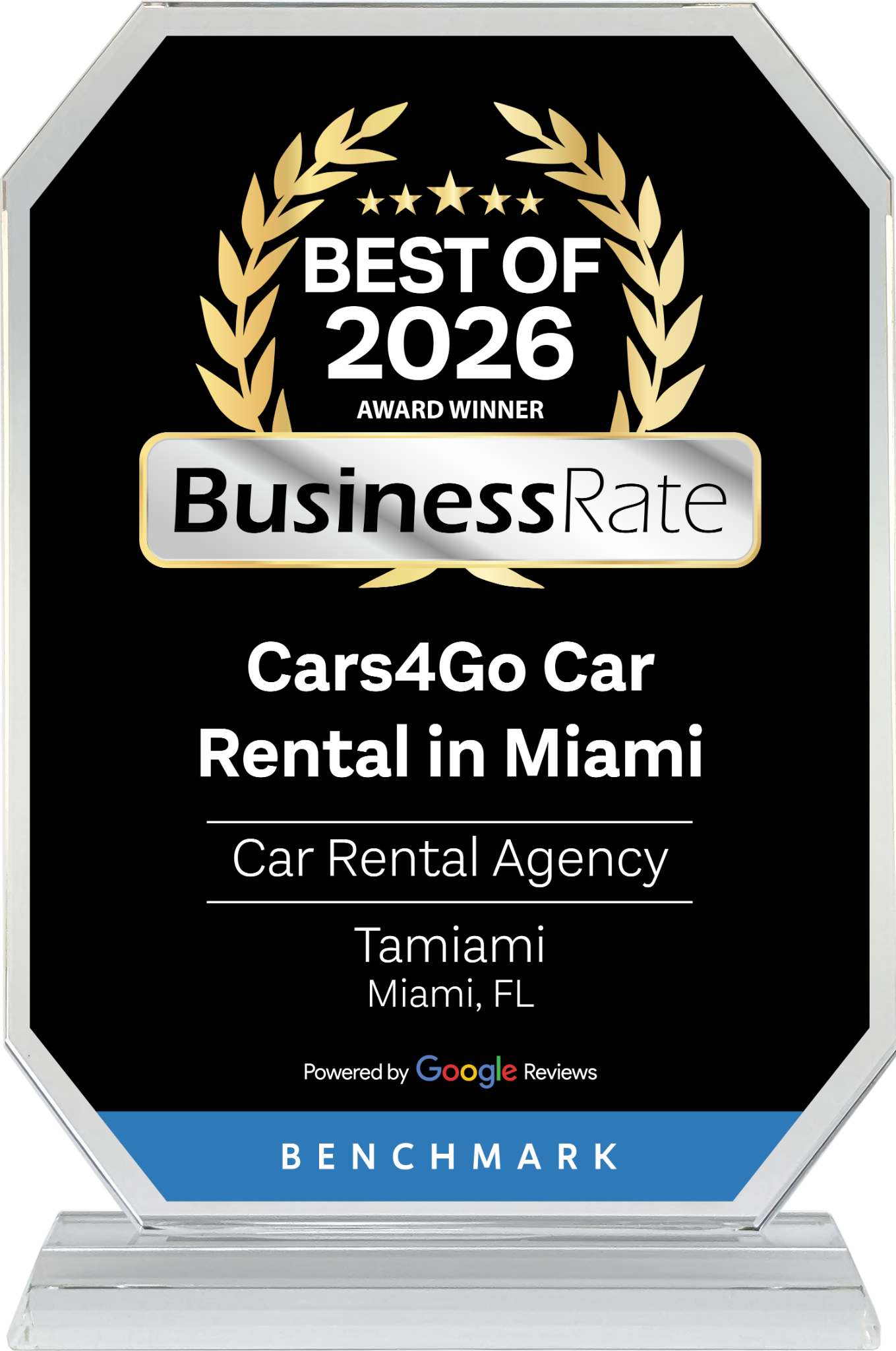 BusinessRate Best of 2026 Car Rental Agency Miami, FL