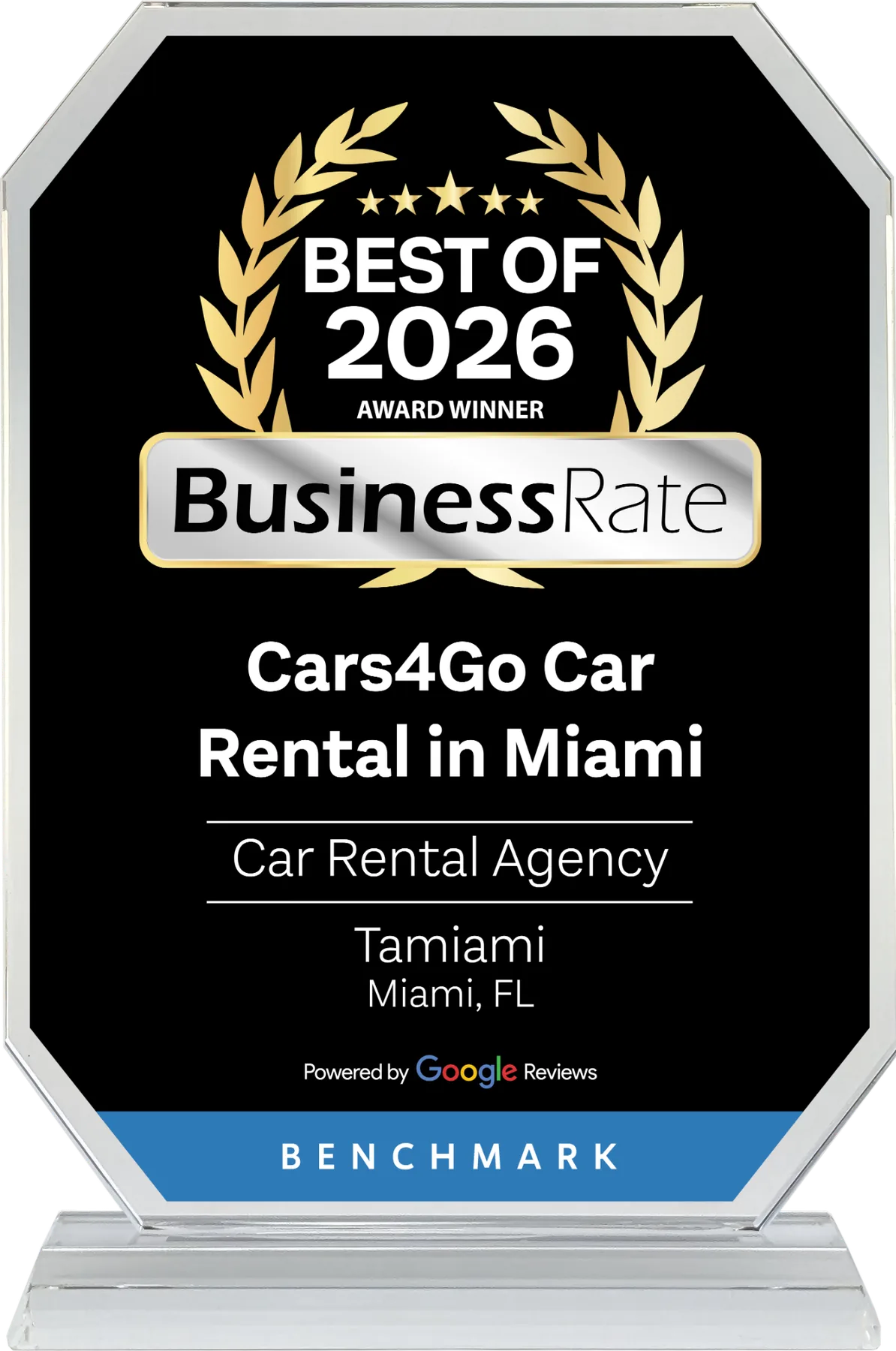 BusinessRate Best of 2026 Car Rental Agency Miami, FL